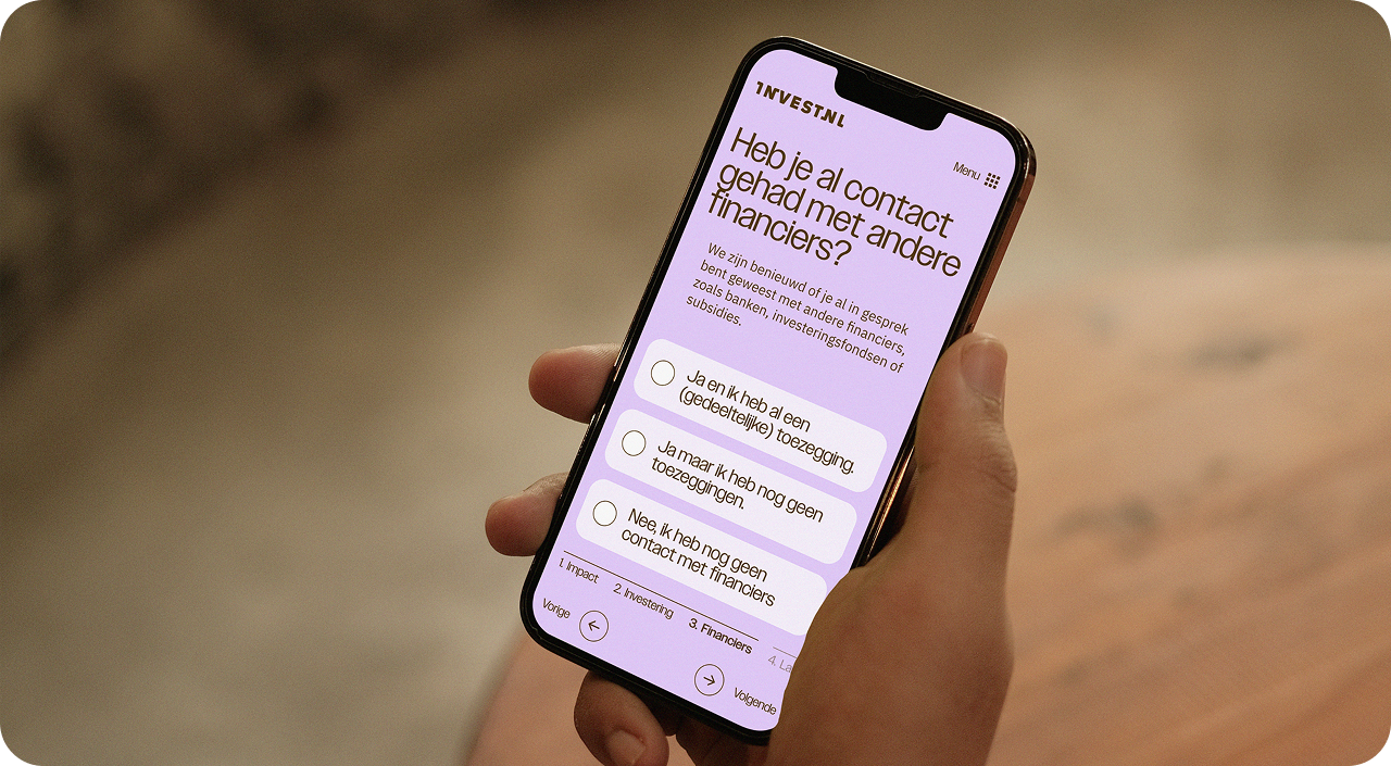 Screenshot Invest-NL website