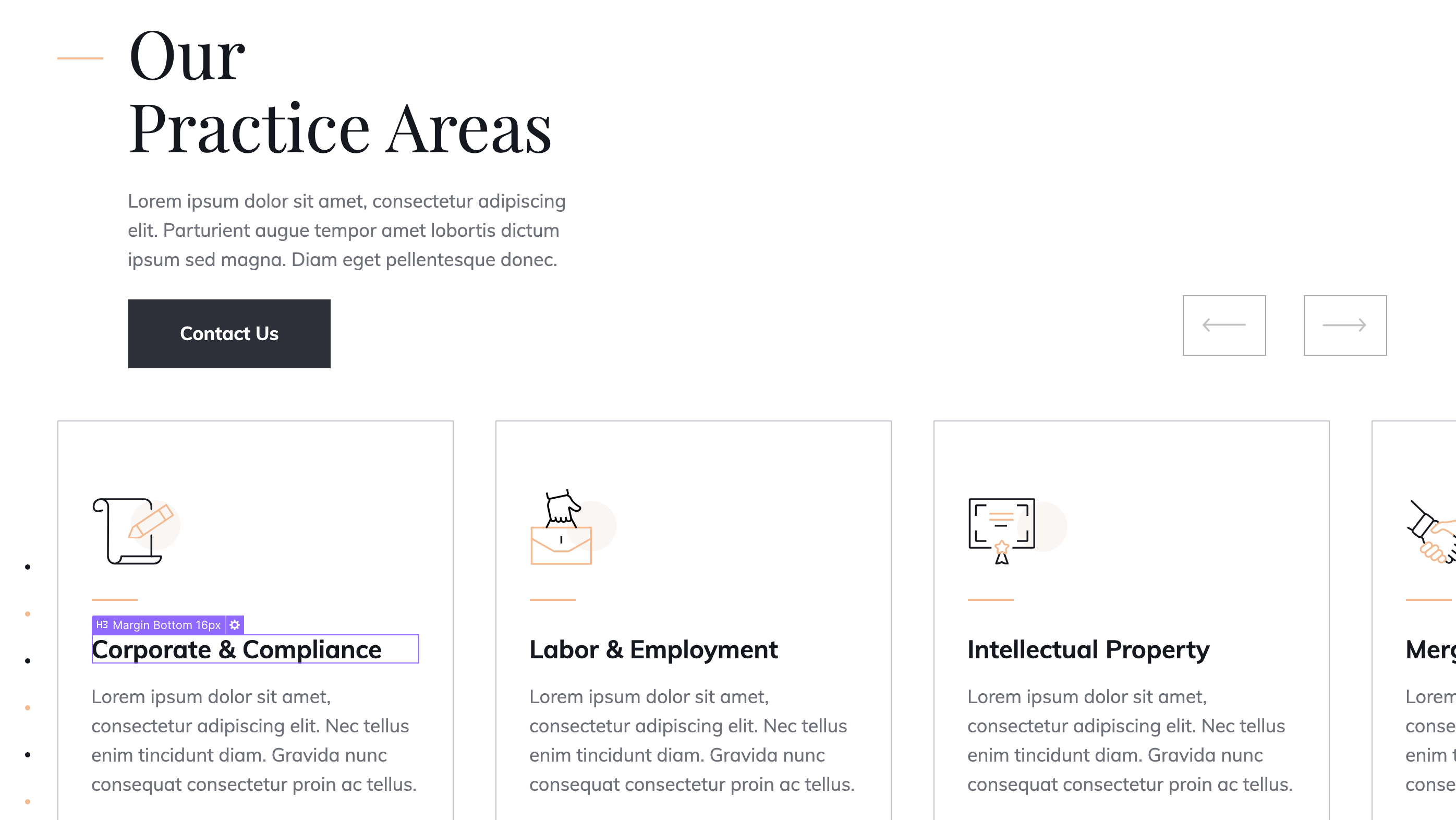 Dynamic Content - Justicia Webflow Template