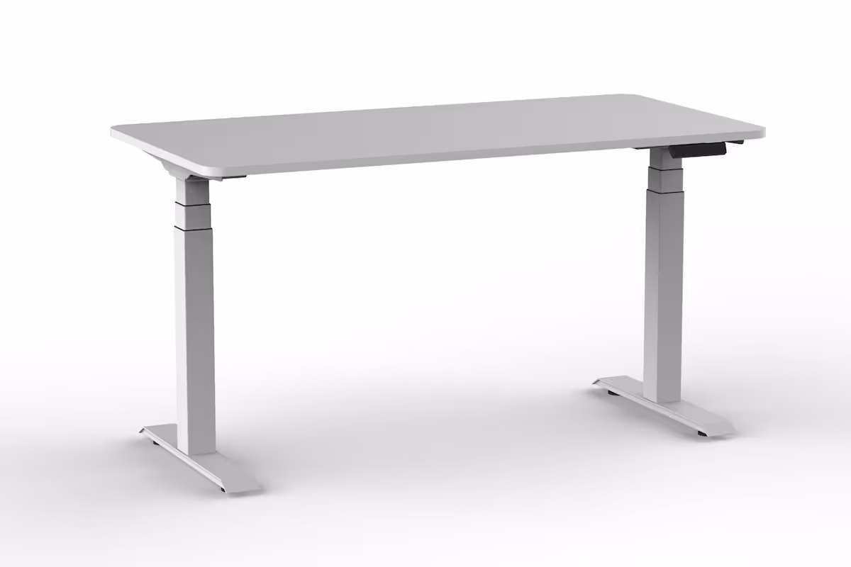 Modlift white adjustable height desk