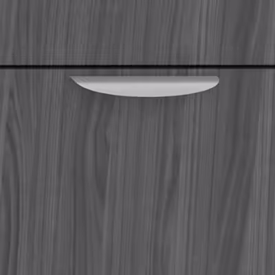 Coastal Gray desk/table hardware detail