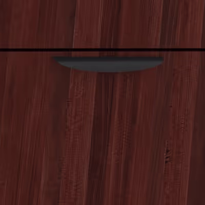 Mahogany desk/table hardware detail