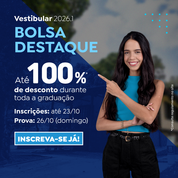 BANNER | BOLSA DESTAQUE 2026.1 | INSTITUCIONAL | UNILESTE