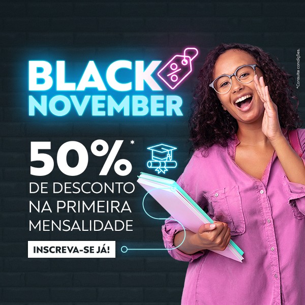 Banner | Campanha 2026 | BLACK FRIDAY | 50% | UNICATÓLICA