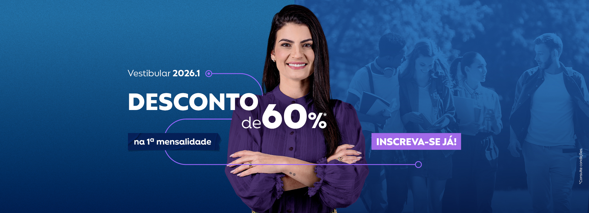 Banner | Campanha 2026 | Desconto 60% | UNILESTE