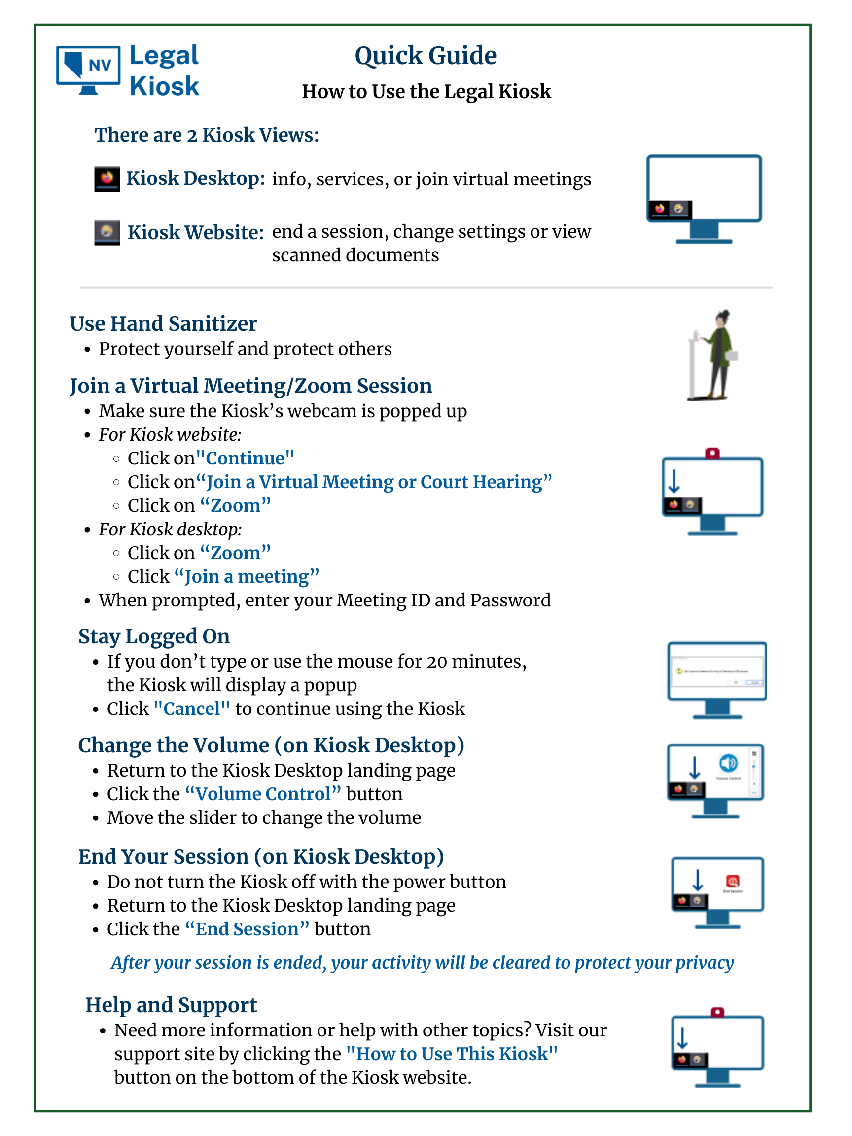 Preview of Legal Kiosk Quick Guide
