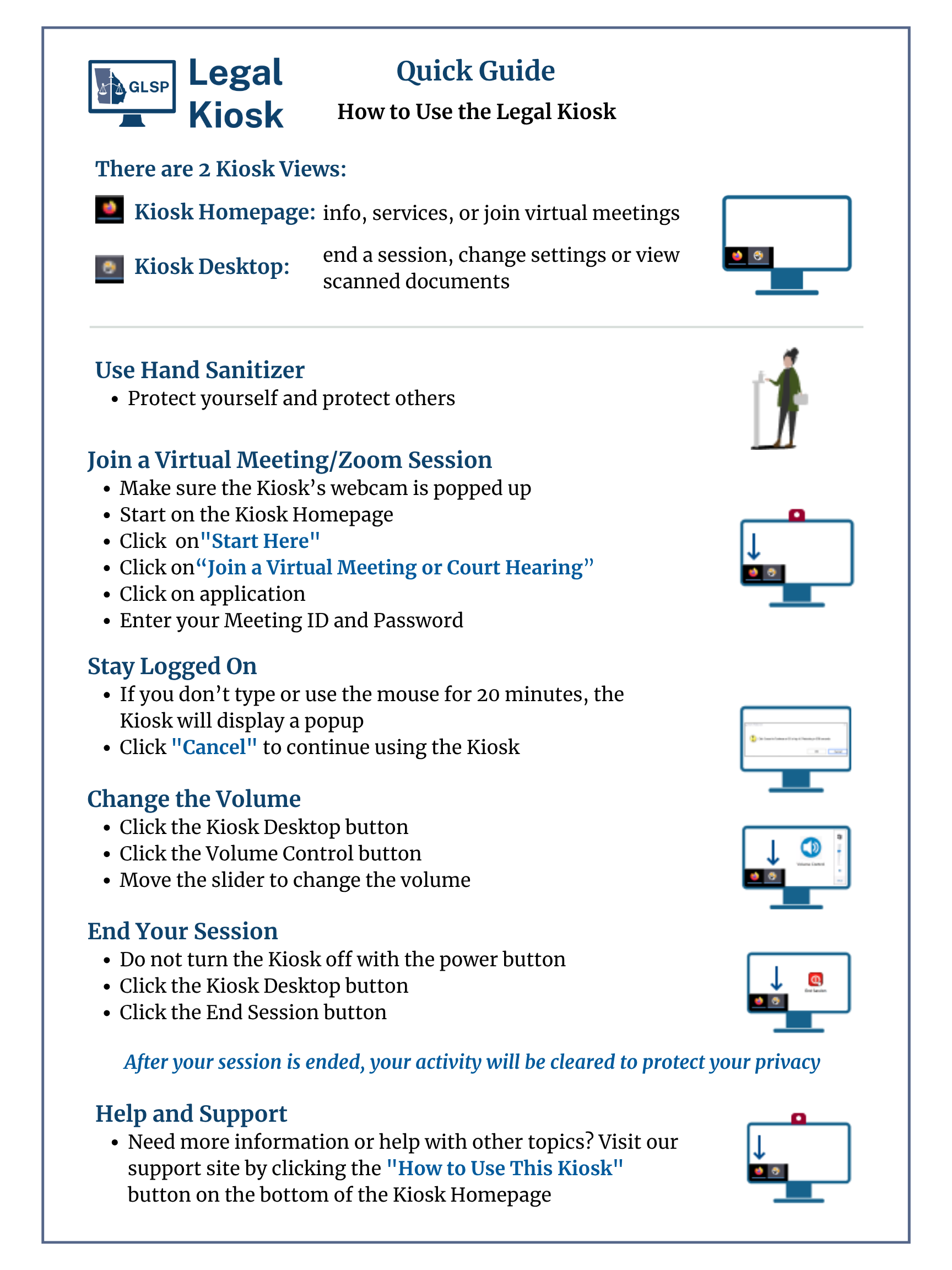 Preview of Legal Kiosk Quick Guide