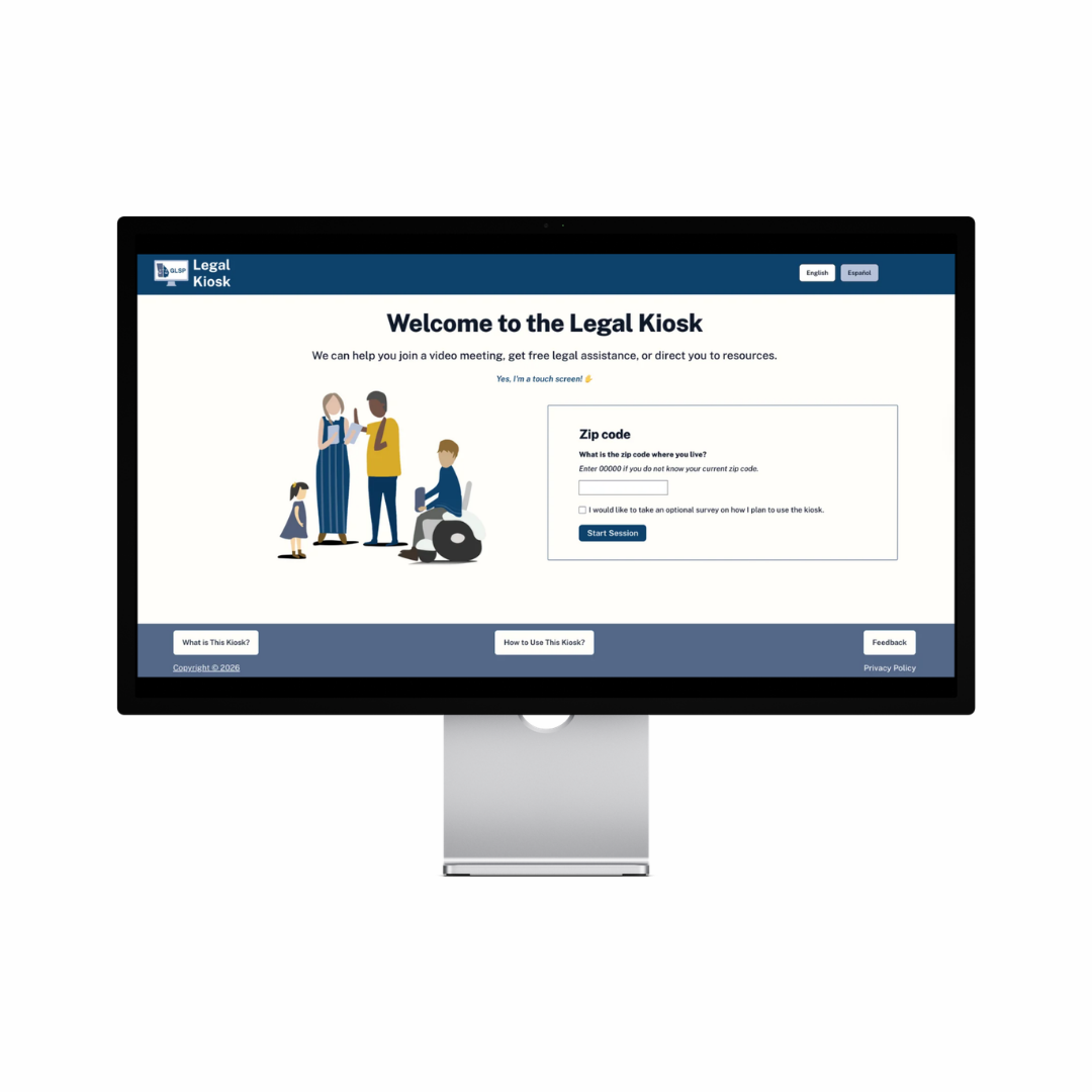 Ottawa County Mockup with landing page