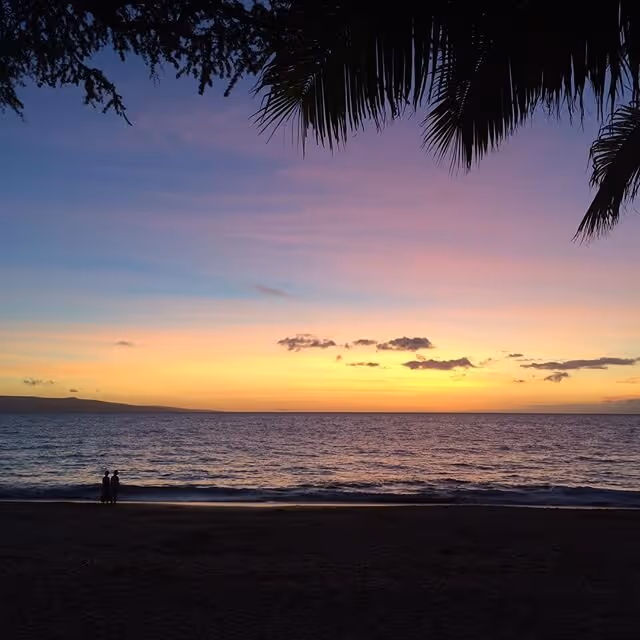 Kihei History Maui Sunset 1976 Photo courtesy @amyfast