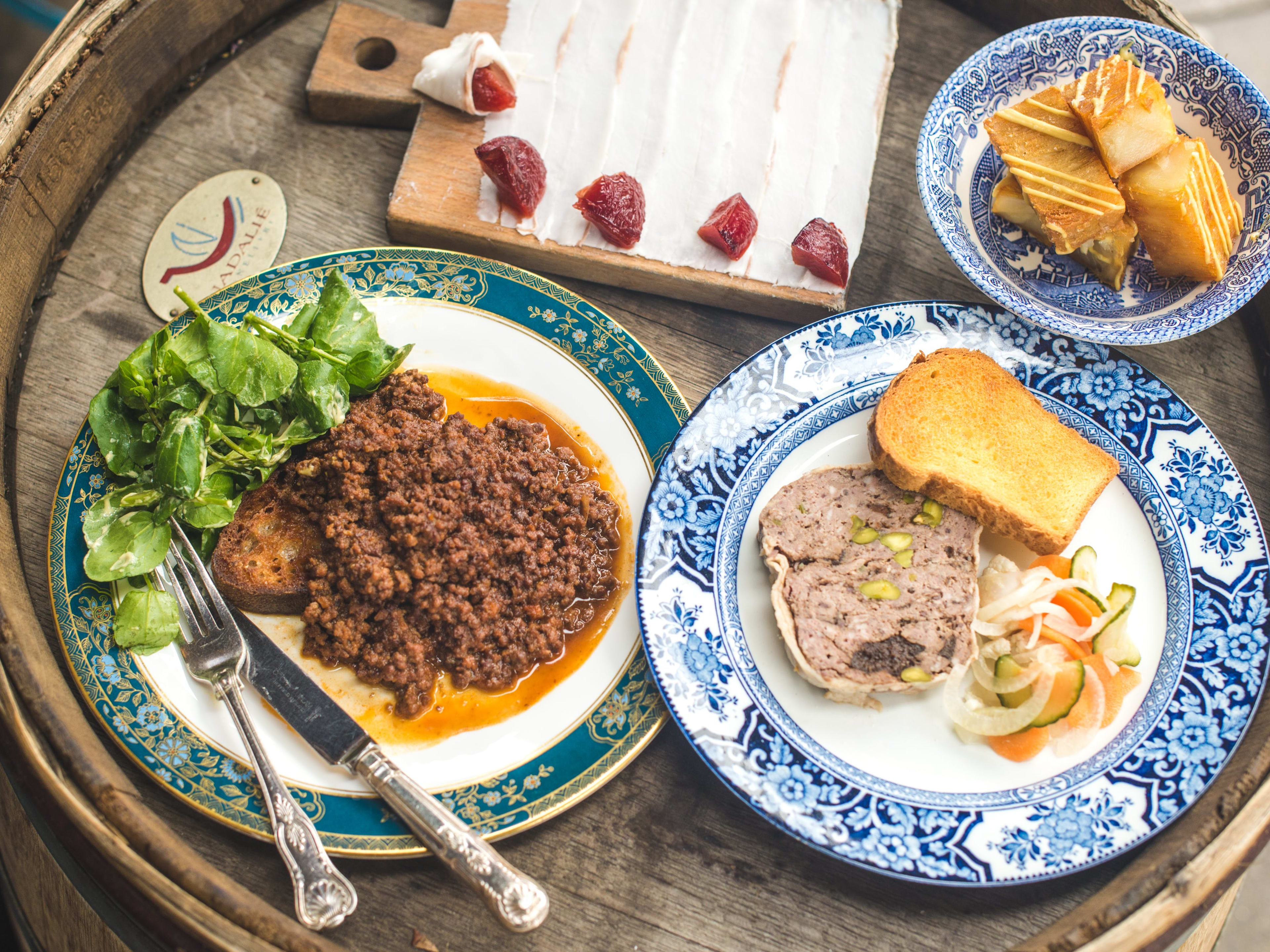 A beautifully presented dish at The Quality Chop House in Clerkenwell