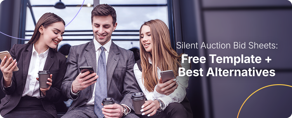The title of the article, "Silent Auction Bid Sheets: Free Template + Best Alternatives"