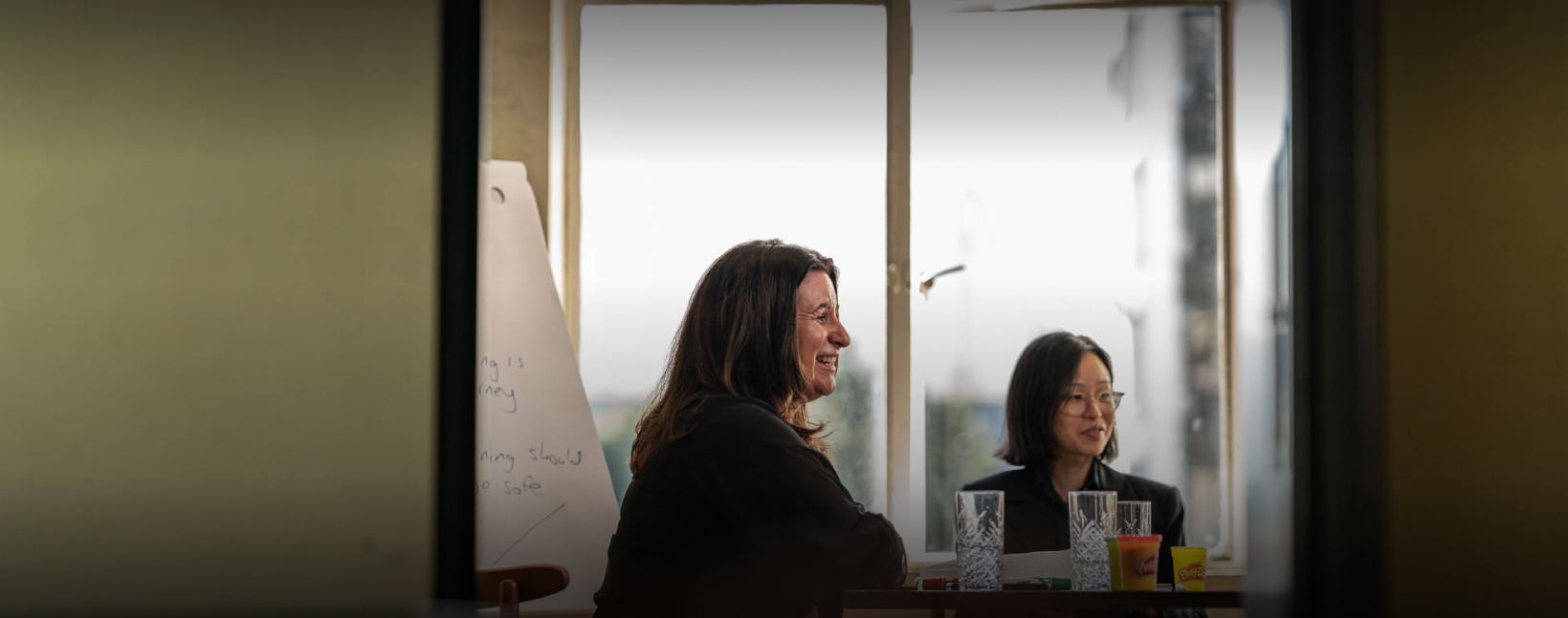 Horrobin Learning Workshop Design page image of consultants in a meeting with clients