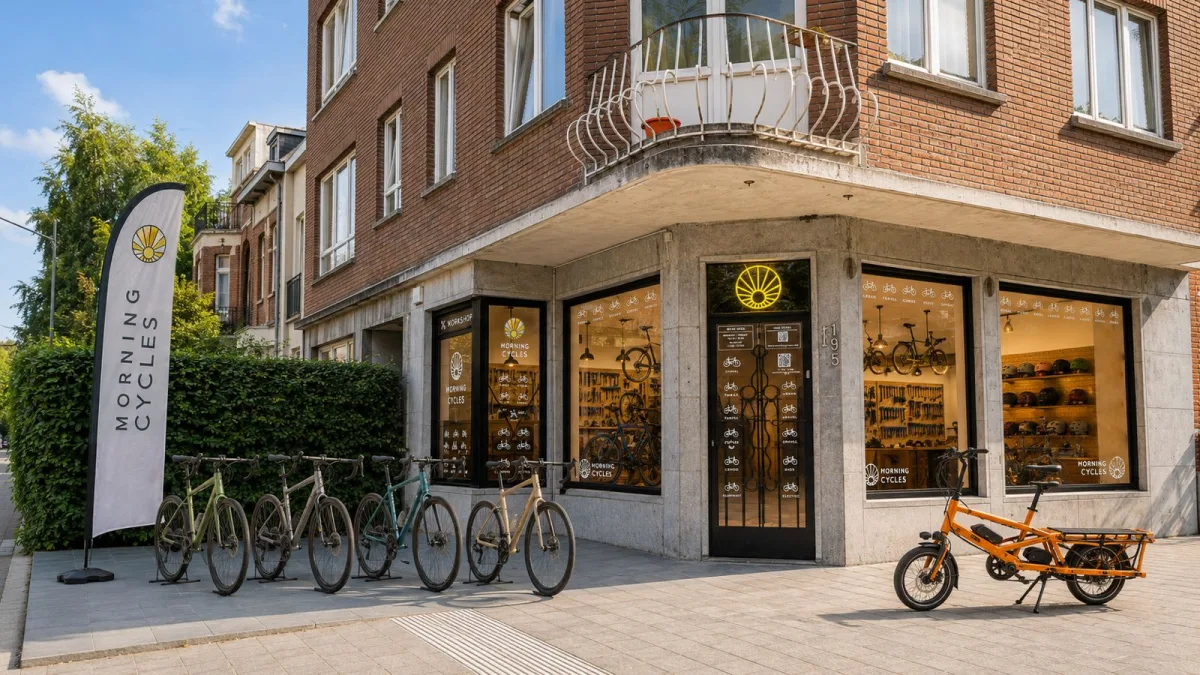 Morning Cycles ouvre son magasin de vélos à Woluwe-Saint-Pierre
