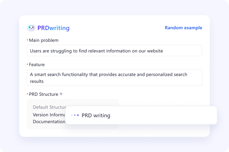 Interview Prrd Free AI-Powered PRD Writing Tool: Write PRDs in Minutes | Leiga