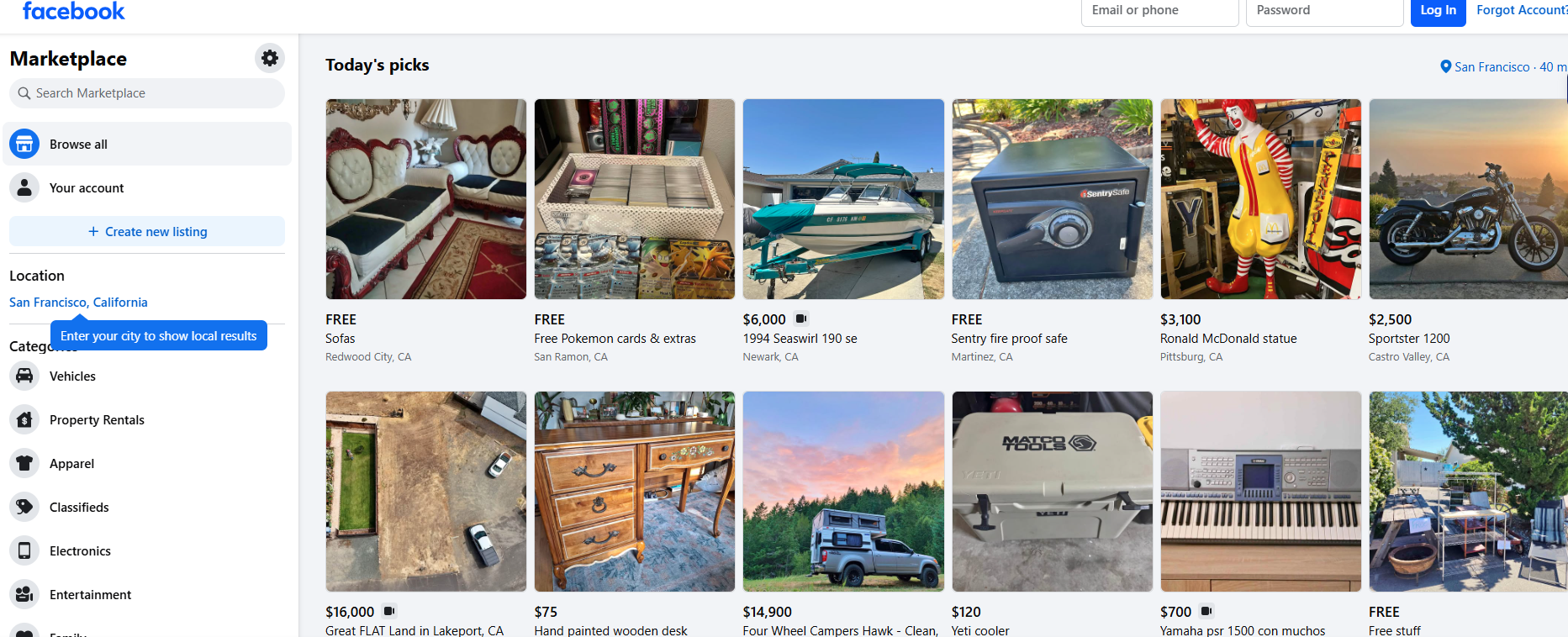 Facebook Marketplace