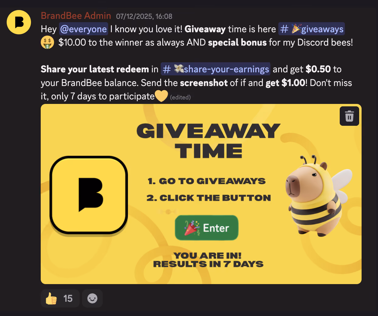 Giveaways & activity prizes