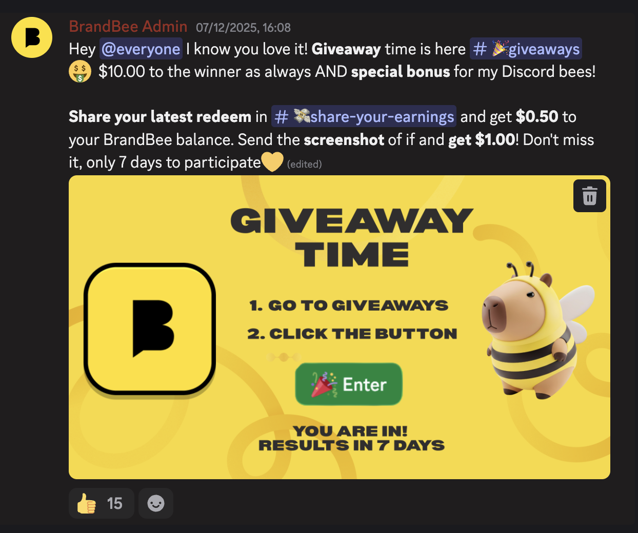 Giveaways & activity prizes