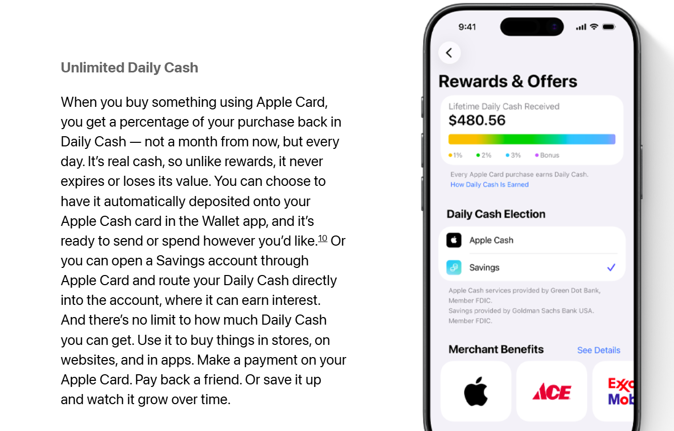 Apple Card Daily Cash