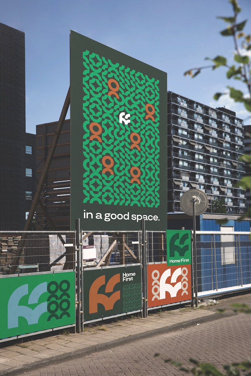 On-site branding demonstrating operational trust and community collaboration