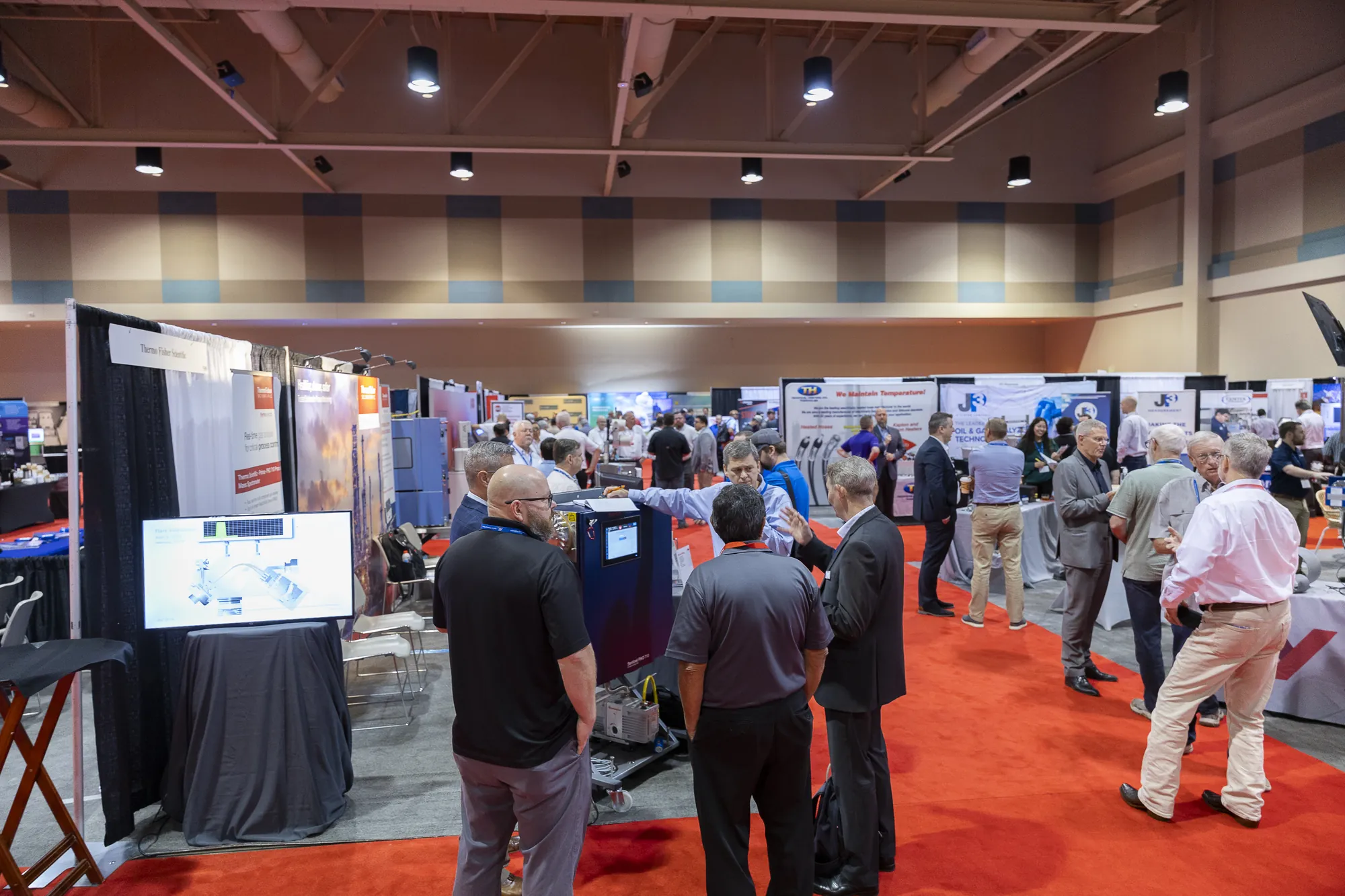 A busy aisle in the ATC 2026 exhibit hall