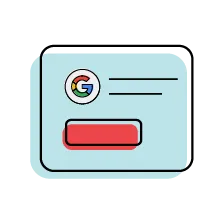 mock up of google business listing