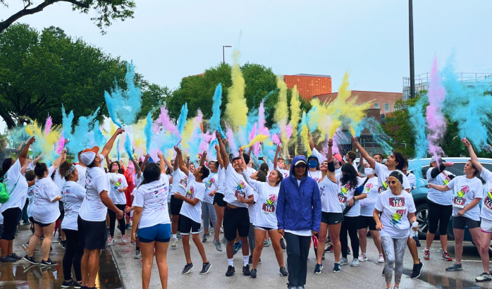 Our annual 5k Color Run benefitting Dolly Parton's Imagination Library! We are pleased to announce that Mr. Marcus Forney, Chief Academic Officer of Huntsville ISD is our honorary color thrower this year! Enjoy lots of color, bubbles, and music! Come celebrate with us! Each ticket purchased will also be entered into a raffle to win prizes such as a 3 NIGHT STAY AT MARGARITAVILLE!