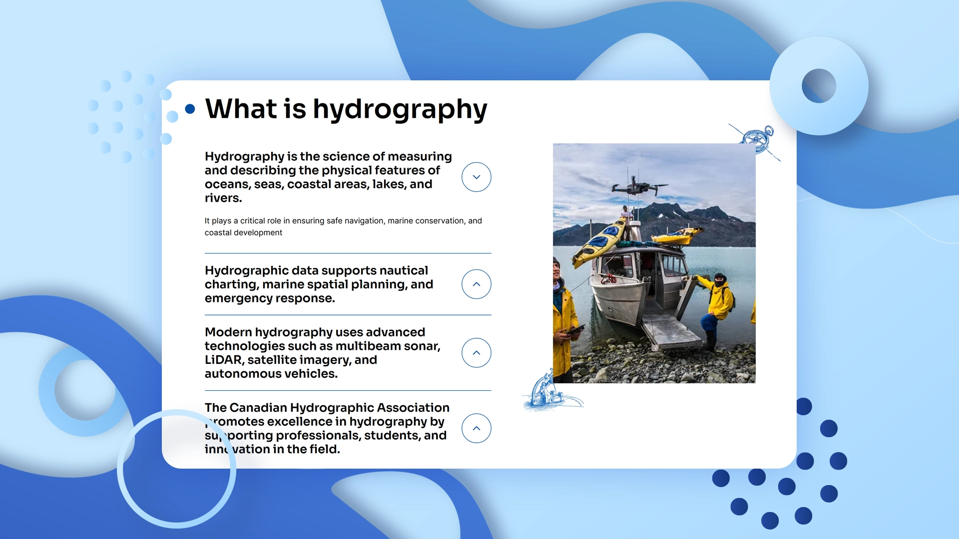 Canadian Hydrographic Association project overview image 3