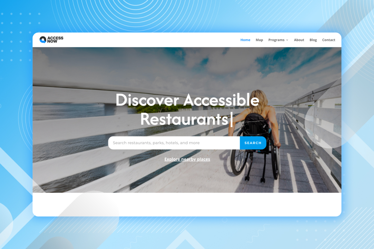 AccessNow project overview image 1