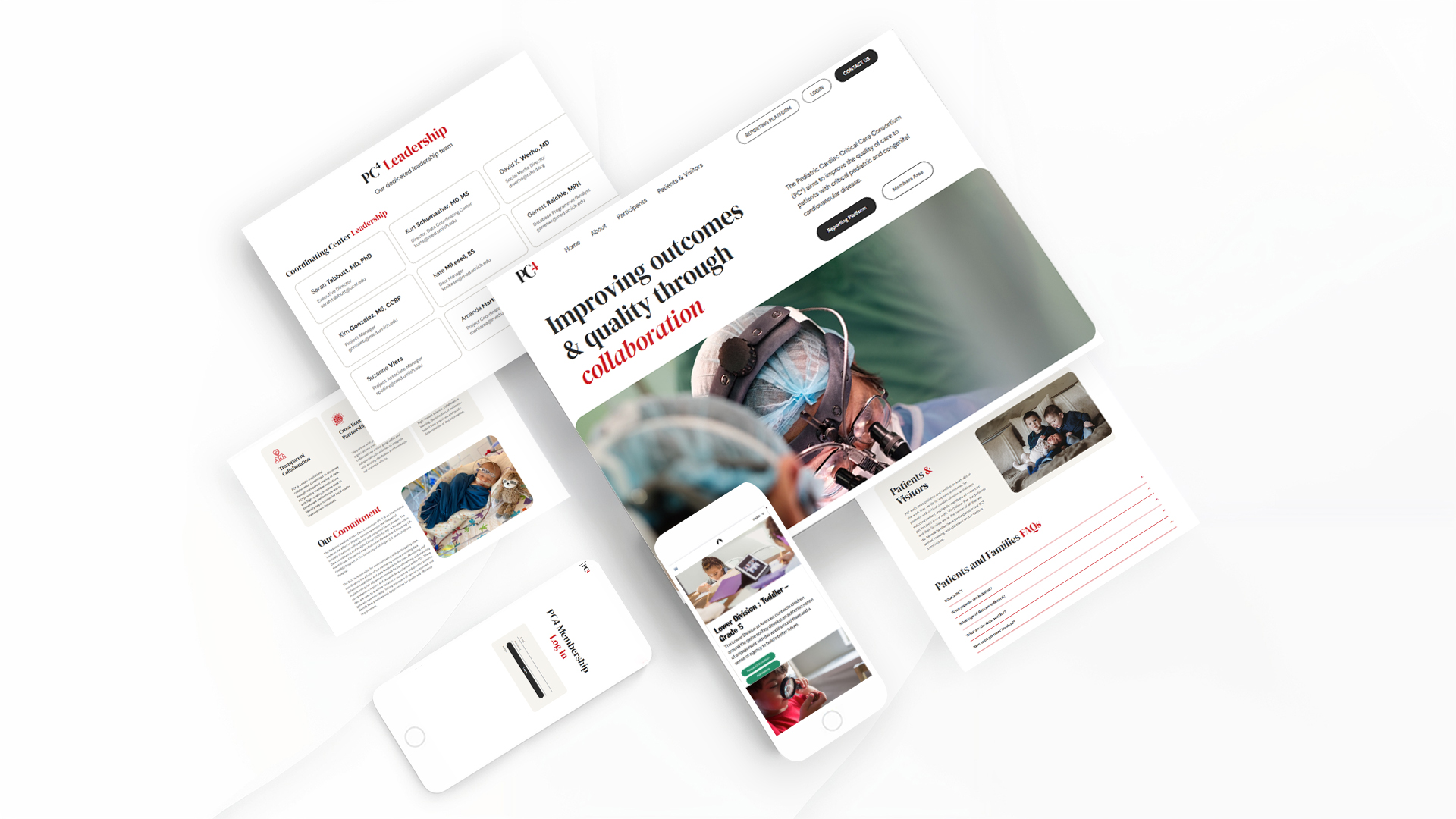 Pediatric Cardiac Critical Care Consortium website project by Pragmatica