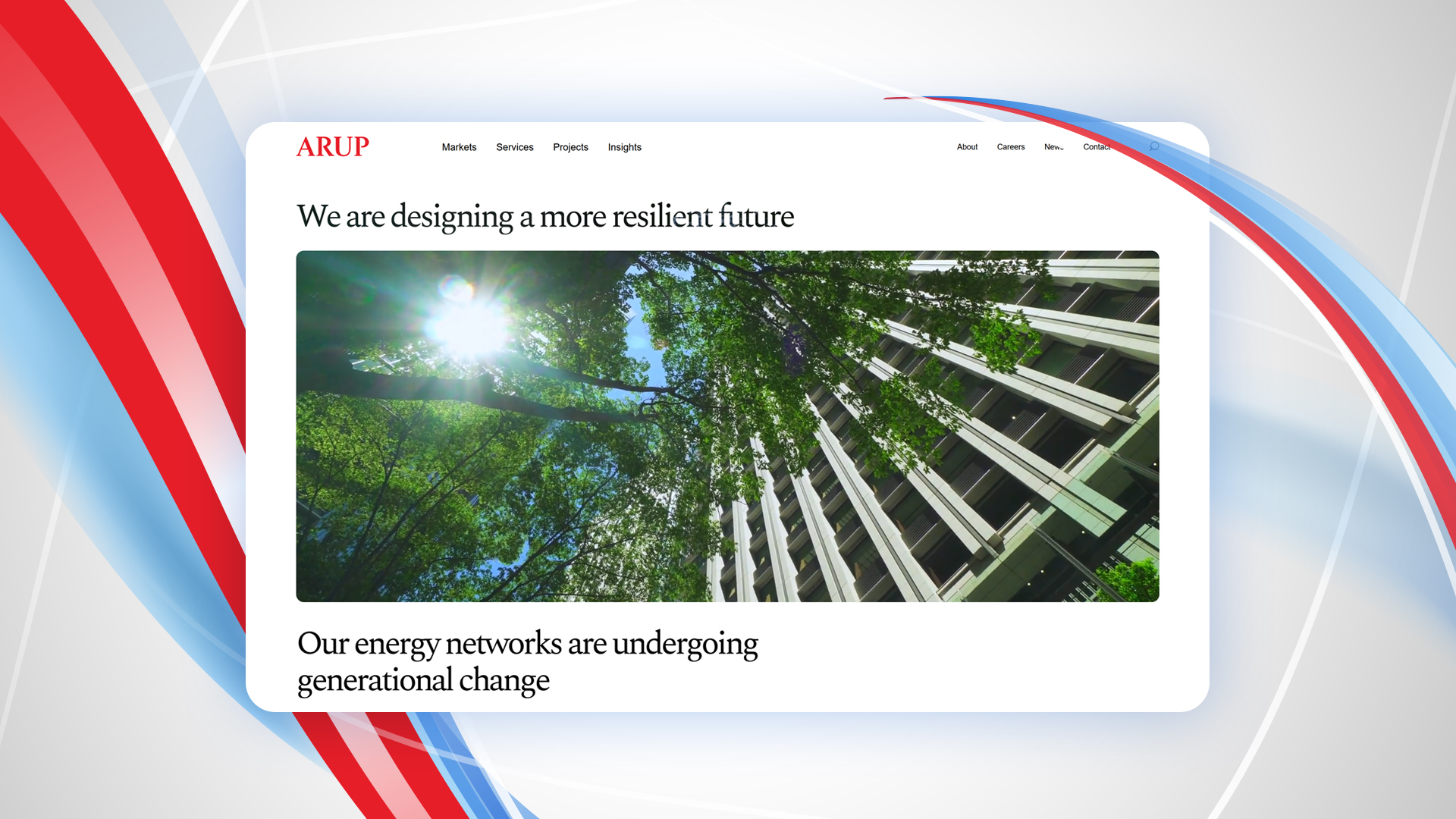 Arup Website Project project overview image 1