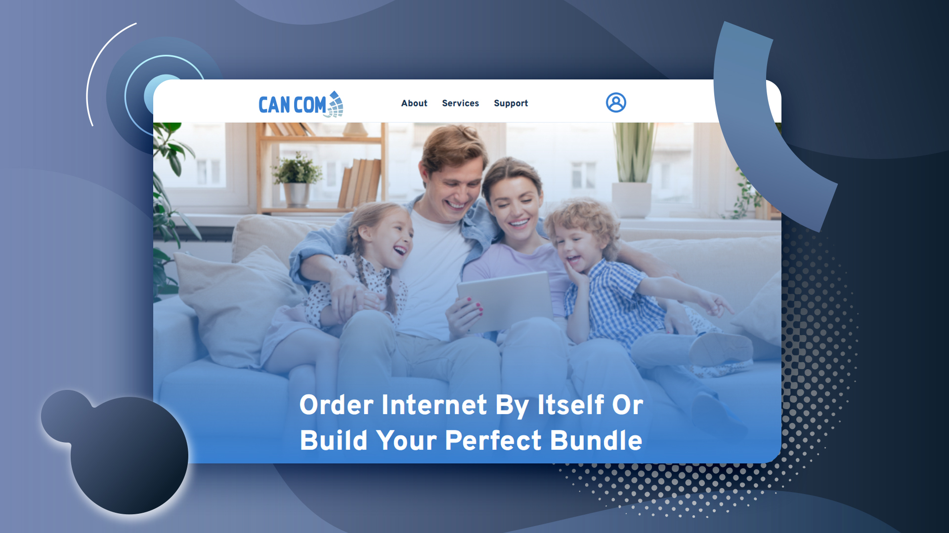 Can-Com Custom Web Development website project by Pragmatica