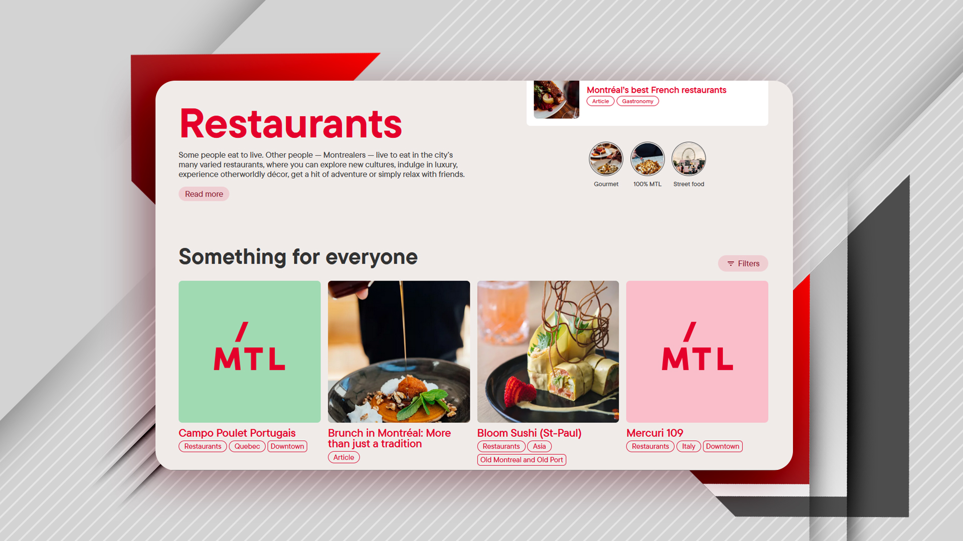 Tourism Montreal project overview image 3