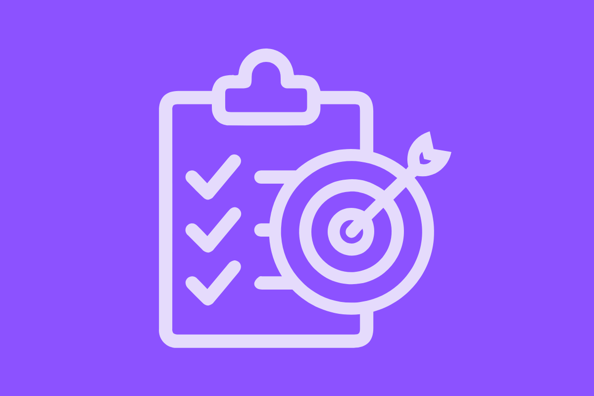 Setting SMART goals in project management.