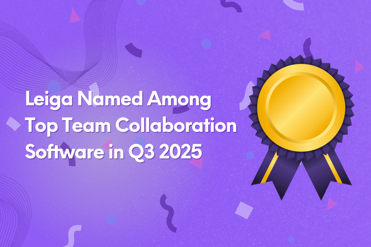 Empowering Teams: Leiga Named Among Top Team Collaboration Software in Q3 2025