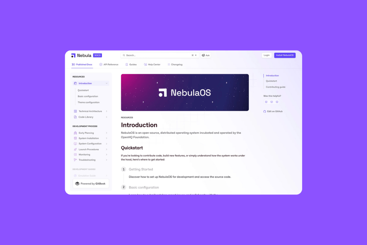 GitBook is a documentation tool for teams who need to make private or public documentation.