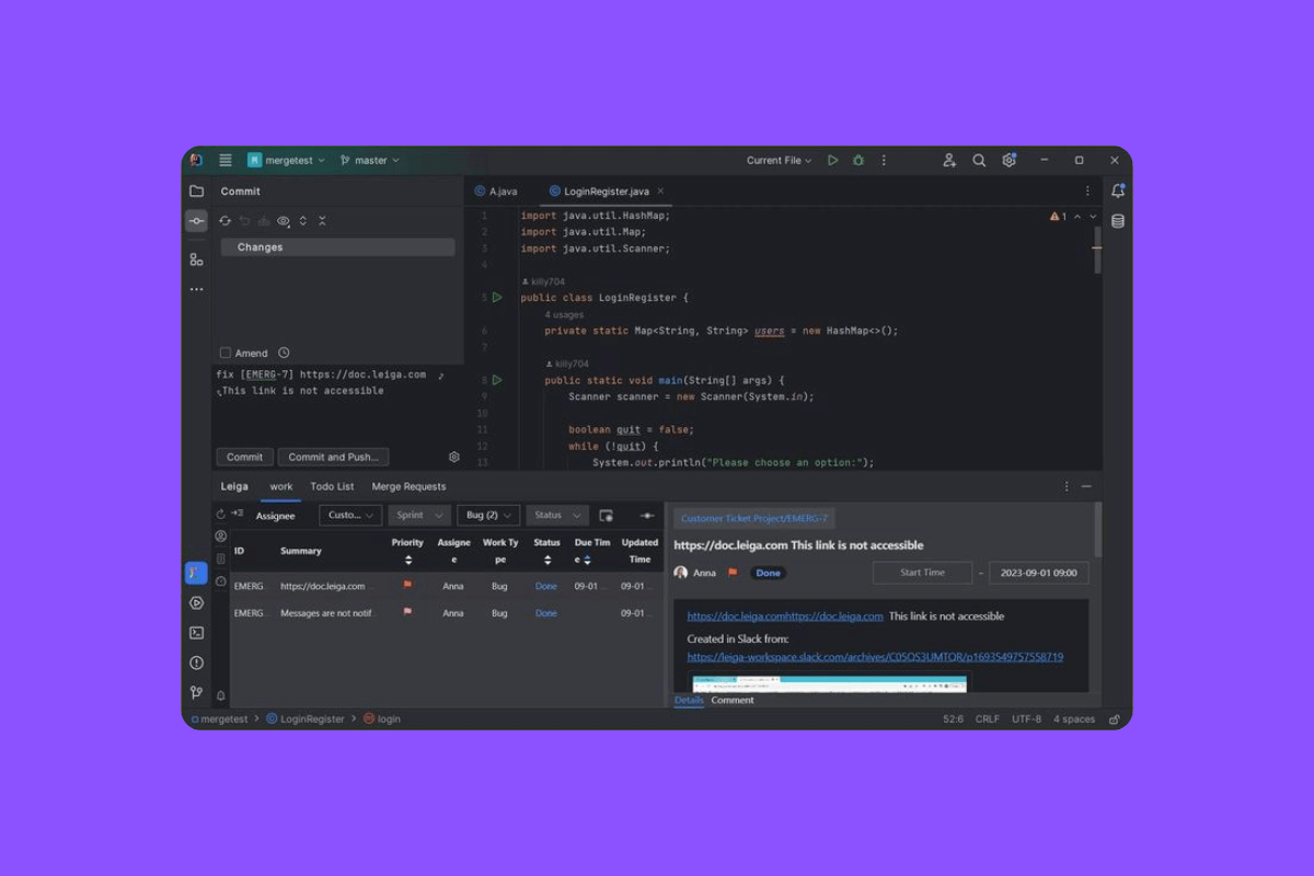 Reduce context switching with Leiga