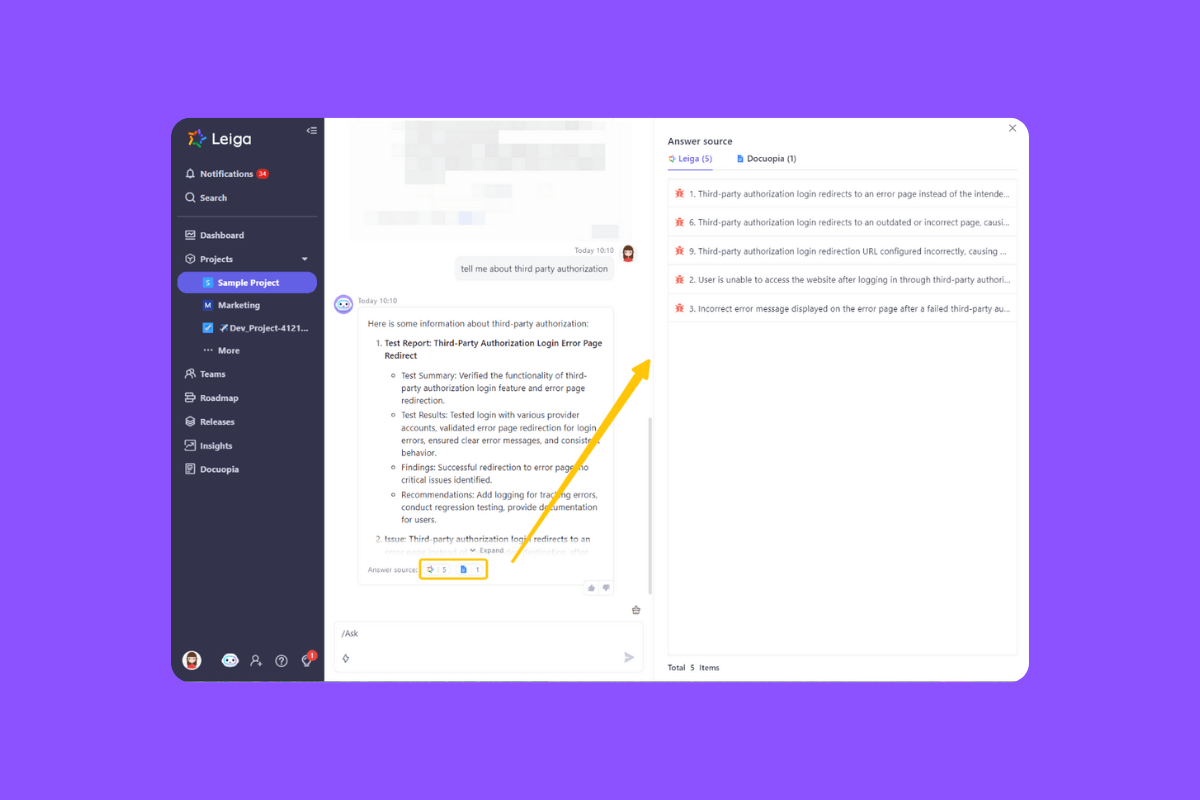 Leiga's AI Assistant