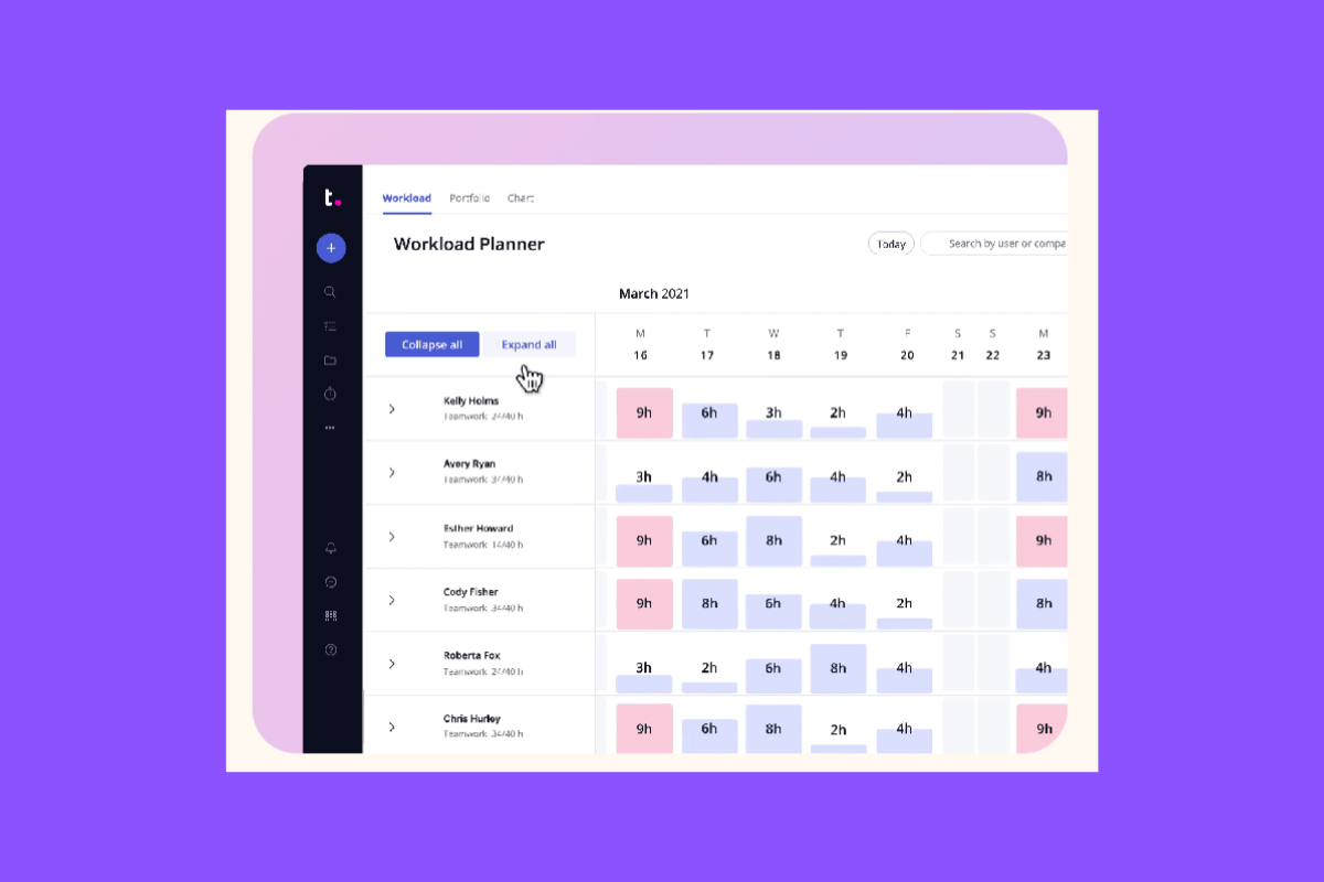 Teamwork is a well-rounded project management tool.