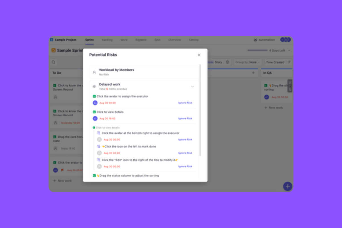 Improve sprint visibility with AI
