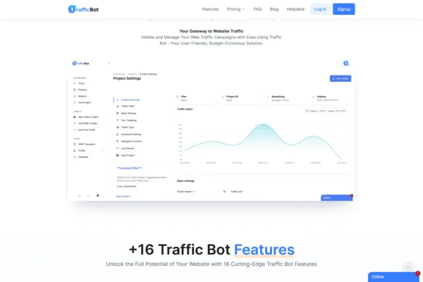 Traffic website