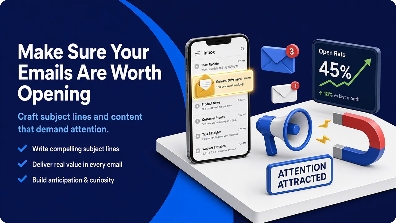 Creating valuable emails that improve open rates and attract attention