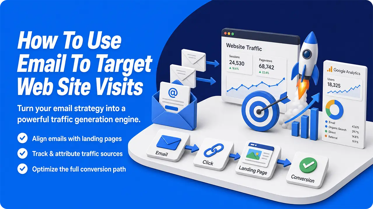 Using email marketing to increase website traffic and conversions