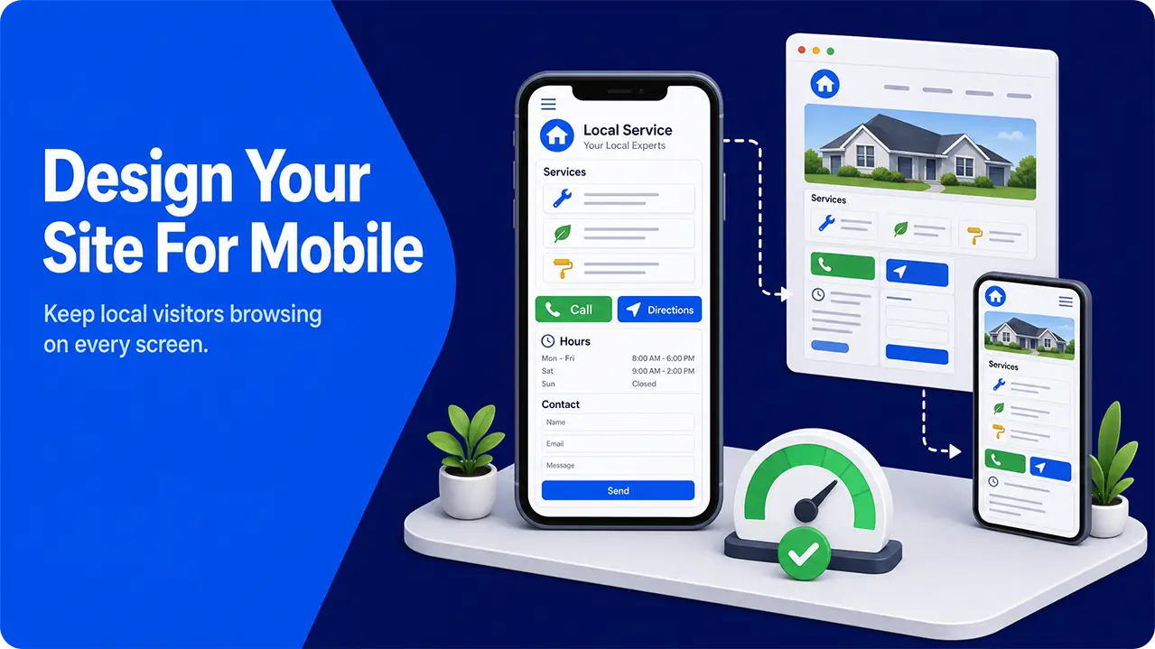 Mobile-friendly local business website design