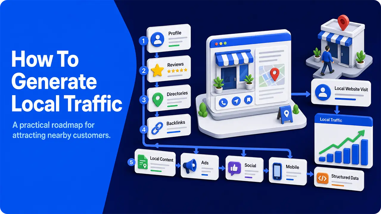 Local website traffic generation strategy
