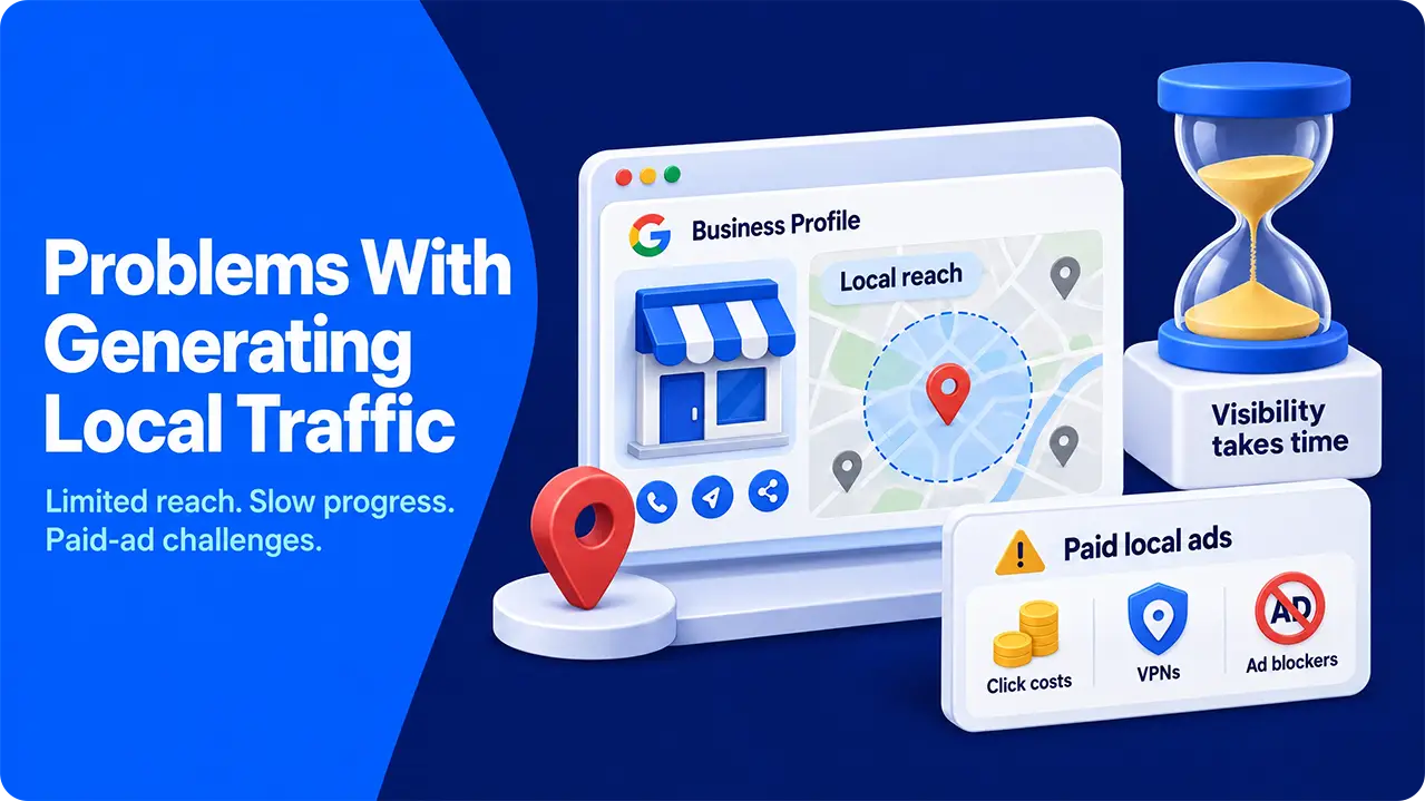 Challenges of generating local website traffic