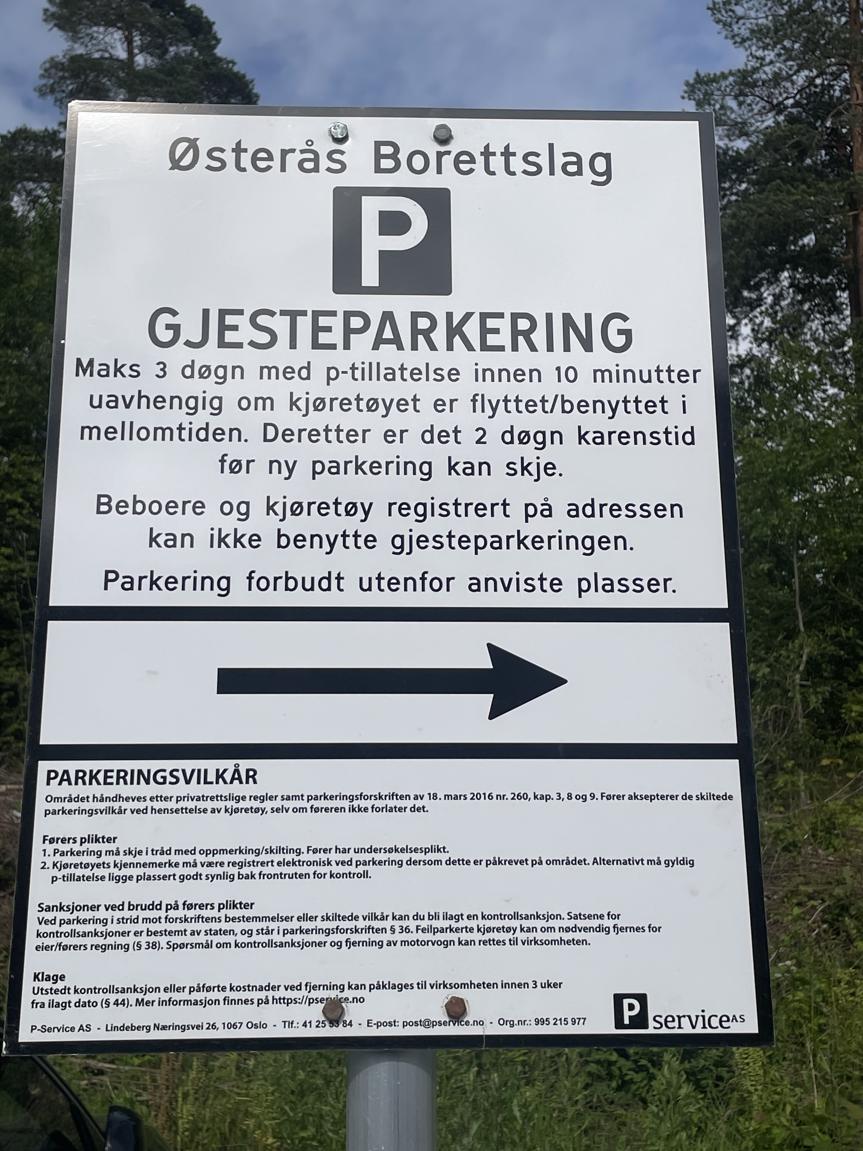 Utfyllende info om nye parkeringsregler for Østerås BL fra 1. juli -25