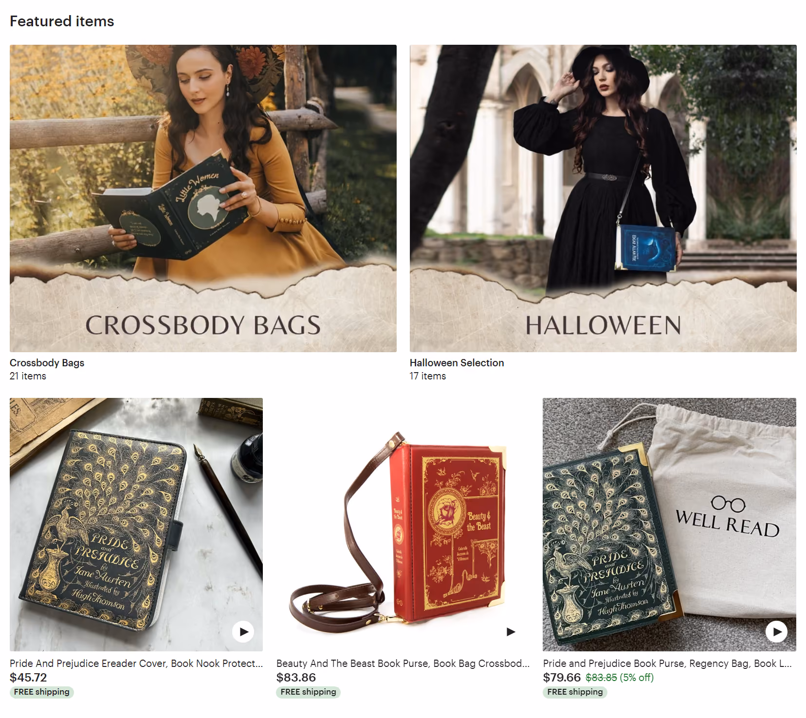 Etsy Featured area - seasonal refresh