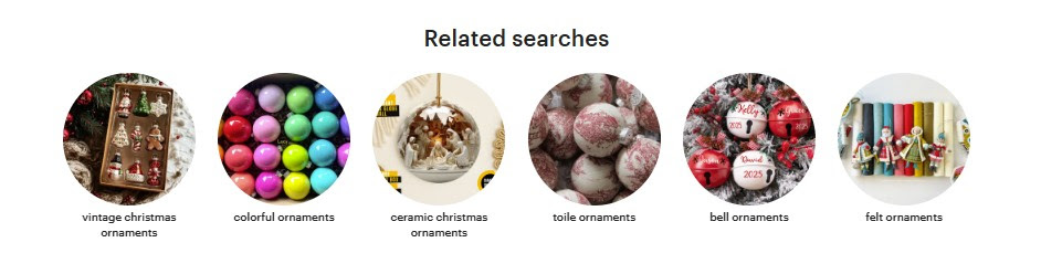 Etsy Holiday Hub - related searches