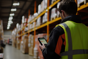 Warehouse technology system processing multi-channel ecommerce orders accurately at 3x normal peak volume