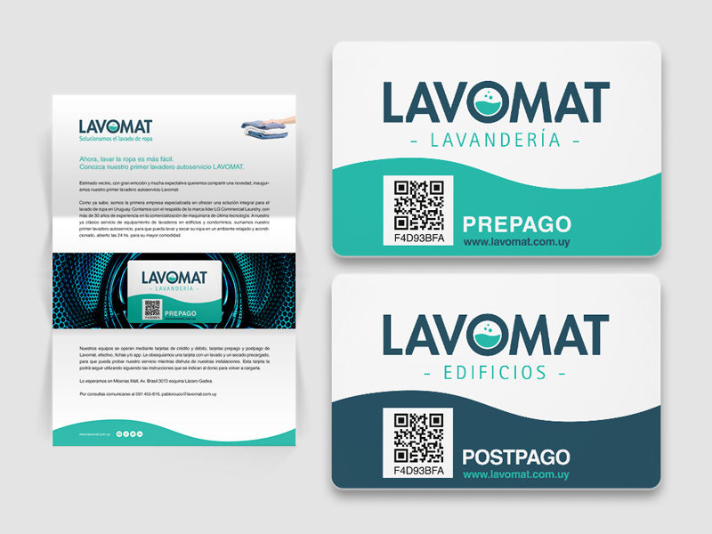 Folletería comercial Lavomat