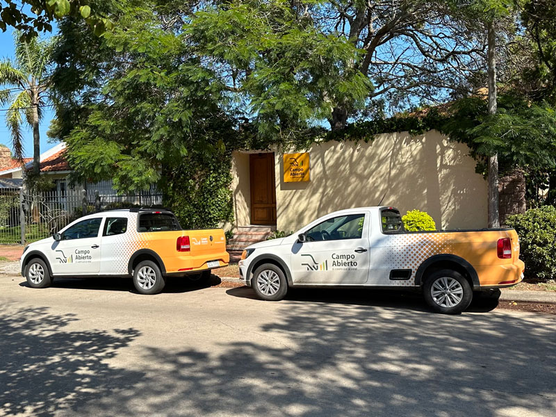Gráfica vehicular Campo Abierto
